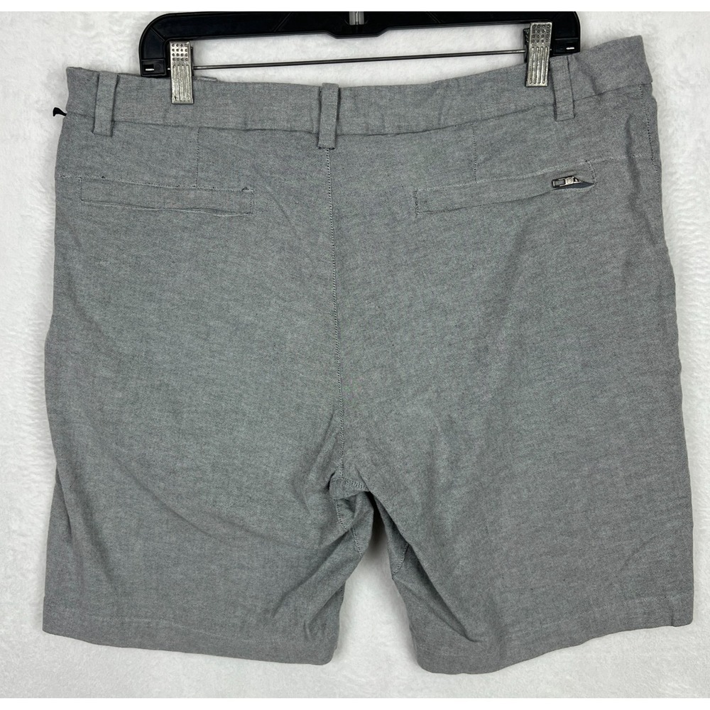 Lululemon Commission Shorts Mens 36 Gray Zip Pocket 9'' Inseam Slim‎ Fit Chino - Picture 4 of 9